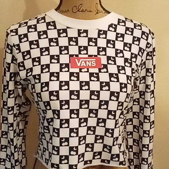 Vans Cherry Check Crop Top - Picture 4 of 9